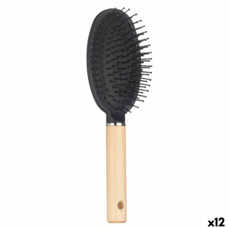 Brush Brown Black Wood Silicone Plastic (12 Units)